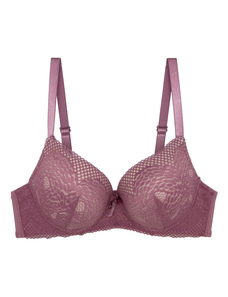 *NEW Hope Full-Coverage Lace Contrast Bra