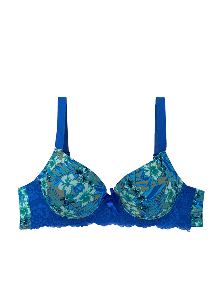 cynthia- full-coverage bra featuring lace band with a dainty bow in the center, perfect for daily wear