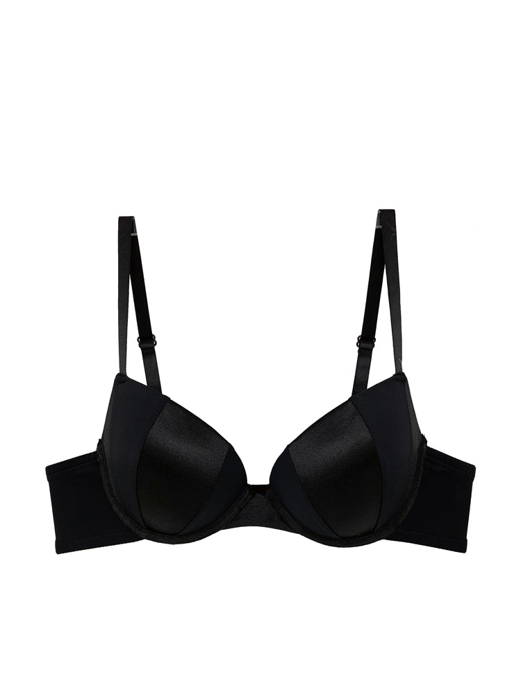 Paramour Madison T-Shirt Bra in Black - Busted Bra Shop