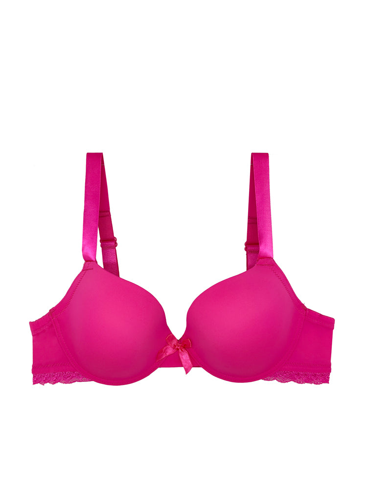 Stunning Neon Pink Victoria's Secret Full Coverage Bra - Size 36DD