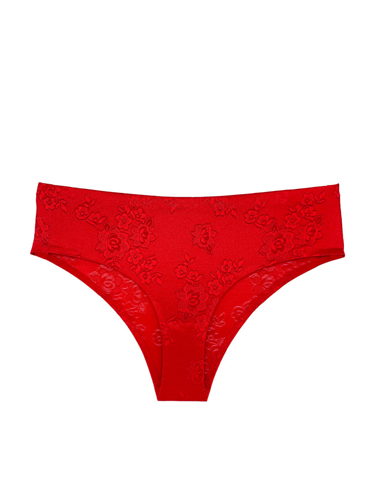 Our Roxy lace panty takes elegance up a notch by combining it with a modern bikini cut style!