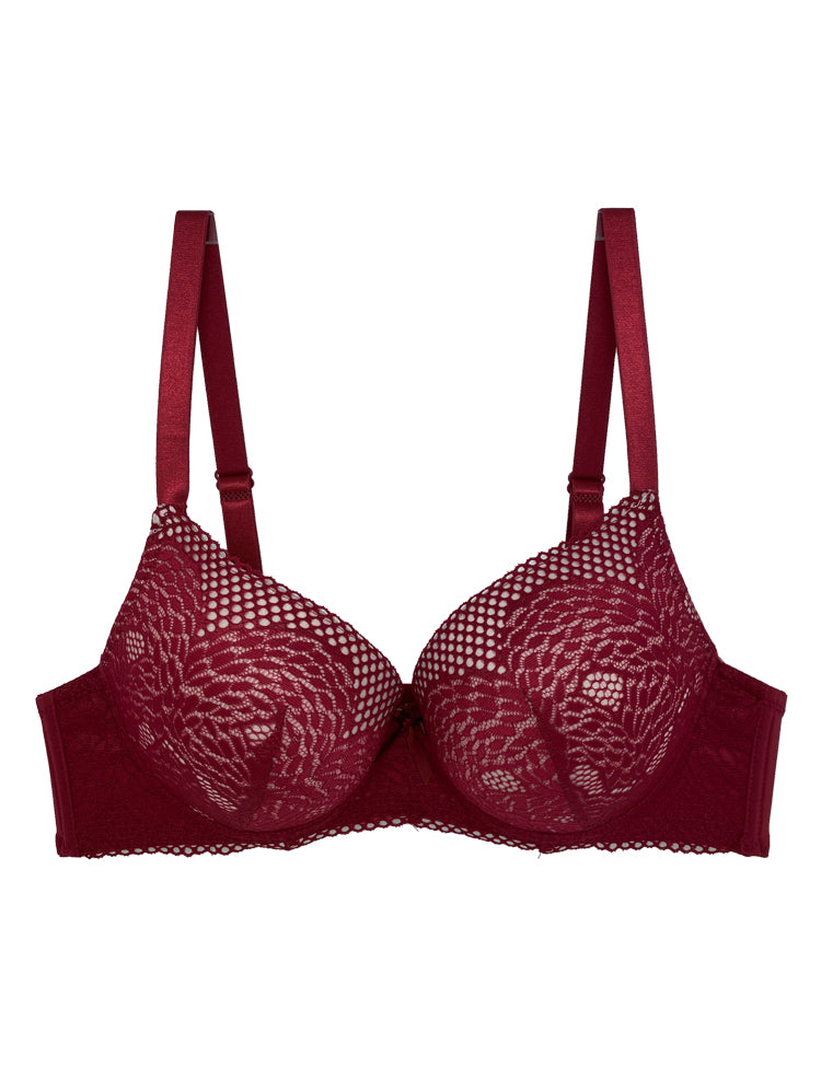 NEW Hope Full-Coverage Lace Contrast Bra