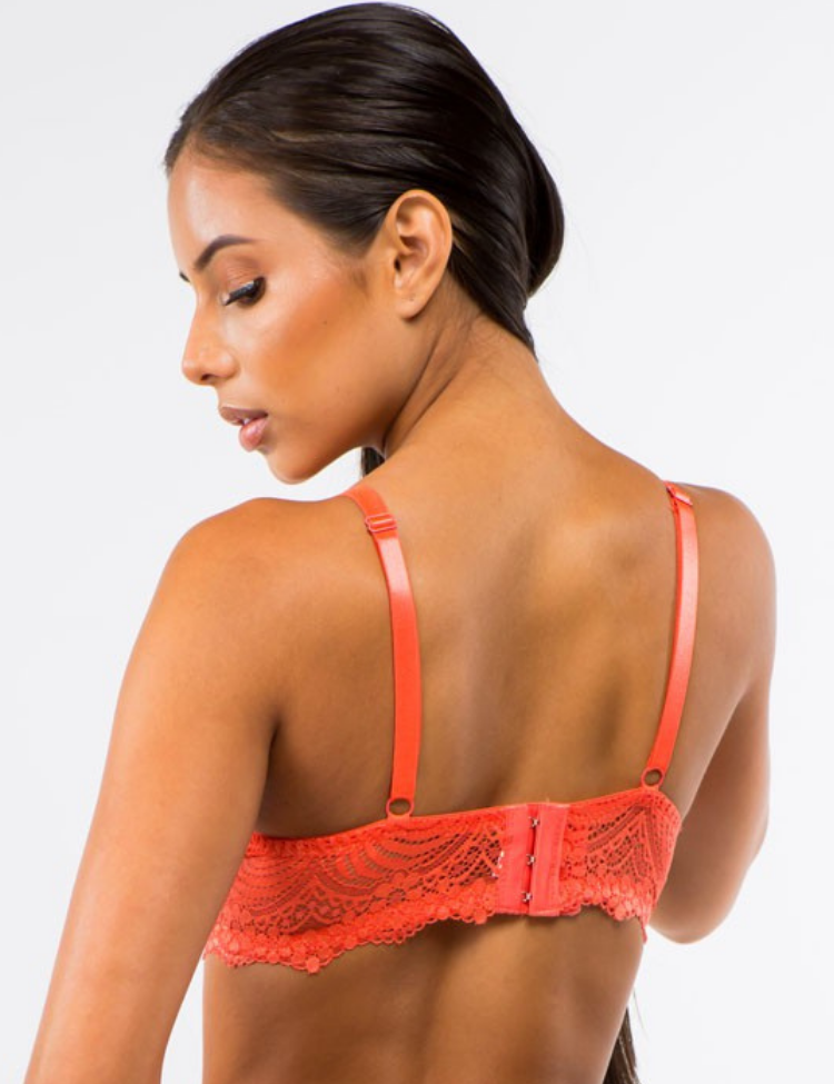 *NEW Lily full-coverage lace bra