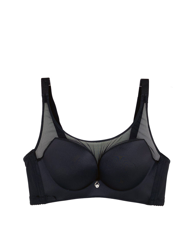 full-coverage satin bra featuring a beautiful mesh lining above the cups and dual-layered bands (satin + mesh), with a jewel design in the center gore
<p> </p>
<p>material and care:</p>
<ul>
<li>hand wash recommended</li>
<li>use a mesh bag when opting for machine wash</li>
<li>imported nylon/spandex/mesh</li>
</ul>